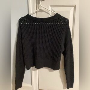 Old Navy Open Stitch sweater Sixe XS Black